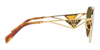 Prada PR 73ZS women Gold Pilot Sunglasses