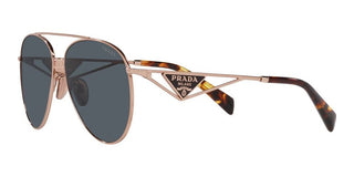 Prada PR 73ZS women Rose gold Pilot Sunglasses