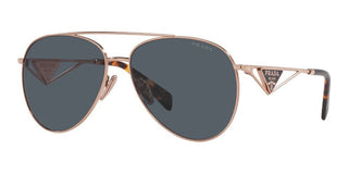 Prada PR 73ZS women Rose gold Pilot Sunglasses