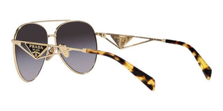 Prada PR 73ZS women Gold Pilot Sunglasses