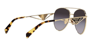 Prada PR 73ZS women Gold Pilot Sunglasses