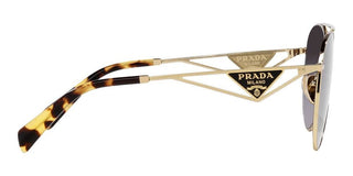 Prada PR 73ZS women Gold Pilot Sunglasses