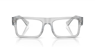 Prada PR A01V men Grey Geometric Eyeglasses