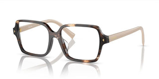 Prada PR A02V women Havana Geometric Eyeglasses