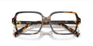 Prada PR A02V women Havana Geometric Eyeglasses