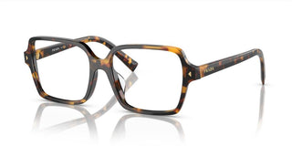 Prada PR A02V women Havana Geometric Eyeglasses