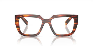 Prada PR A03V women Havana Squared Eyeglasses