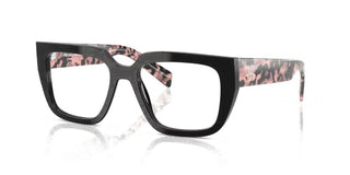 Prada PR A03V women Black Squared Eyeglasses