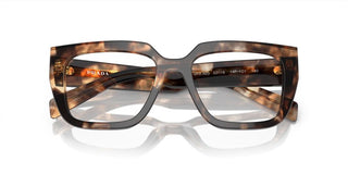 Prada PR A03V women Havana Squared Eyeglasses