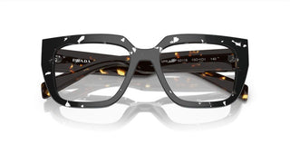 Prada PR A03V women Black Squared Eyeglasses