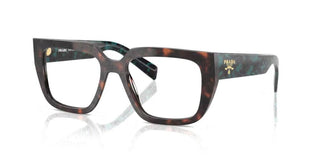 Prada PR A03V women Havana Squared Eyeglasses