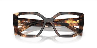 Prada PR A04V women Havana Geometric Eyeglasses