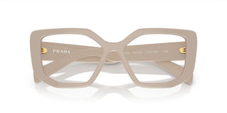 Prada PR A04V women White Geometric Eyeglasses