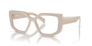 Prada PR A04V women White Geometric Eyeglasses