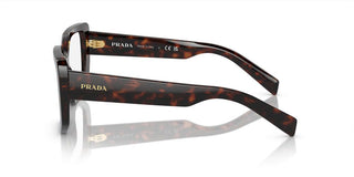 Prada PR A04V women Havana Geometric Eyeglasses