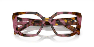 Prada PR A04V women Havana Geometric Eyeglasses