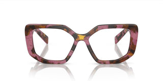 Prada PR A04V women Havana Geometric Eyeglasses