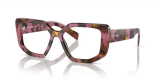 Prada PR A04V women Havana Geometric Eyeglasses