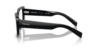 Prada PR A04V women Black Geometric Eyeglasses