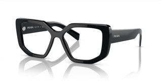 Prada PR A04V women Black Geometric Eyeglasses