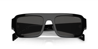 Prada PR A05S men Black Geometric Sunglasses