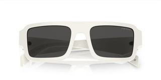 Prada PR A05S men White Geometric Sunglasses