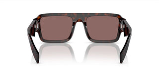 Prada PR A05S men Brown Geometric Sunglasses