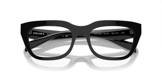 Prada PR A06V women Black Geometric Eyeglasses