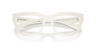 Prada PR A06V women White Geometric Eyeglasses