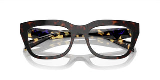 Prada PR A06V women Havana Geometric Eyeglasses