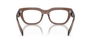 Prada PR A06V women Brown Geometric Eyeglasses