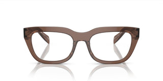 Prada PR A06V women Brown Geometric Eyeglasses