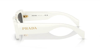 Prada PR A07S women White Geometric Sunglasses