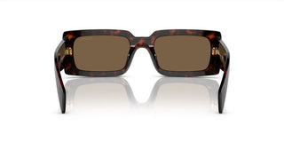 Prada PR A07S women Brown Geometric Sunglasses