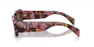 Prada PR A07S women Red Geometric Sunglasses