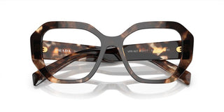 Prada PR A07V women Havana Geometric Eyeglasses