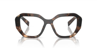 Prada PR A07V women Havana Geometric Eyeglasses