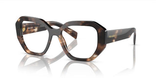 Prada PR A07V women Havana Geometric Eyeglasses