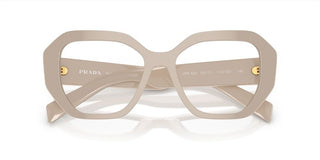 Prada PR A07V women White Geometric Eyeglasses