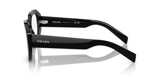 Prada PR A07V women Black Geometric Eyeglasses