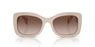 Prada PR A08S women White Geometric Sunglasses