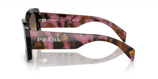 Prada PR A08S women Red Geometric Sunglasses