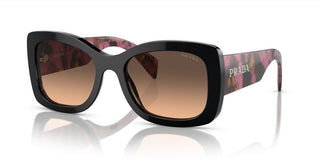 Prada PR A08S women Red Geometric Sunglasses