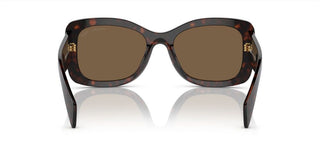 Prada PR A08S women Brown Geometric Sunglasses