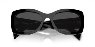 Prada PR A08S women Black Geometric Sunglasses