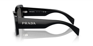 Prada PR A08S women Black Geometric Sunglasses