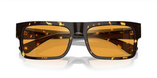 Prada PR A10S men Havana Geometric Sunglasses