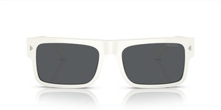 Prada PR A10S men White Geometric Sunglasses