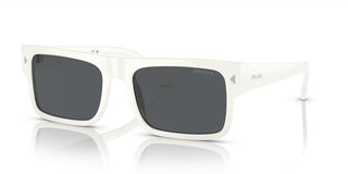 Prada PR A10S men White Geometric Sunglasses