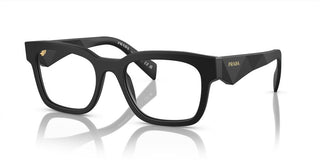 Prada PR A10V men Black Squared Eyeglasses